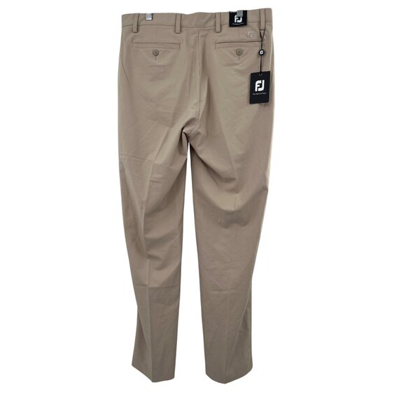 Footjoy Mens‎ Khaki Performance Golf Pants W34/L34 Moisture Wicking - Picture 2 of 8